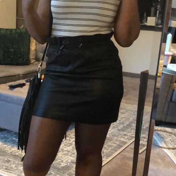 H&M Leather Skirt - Picture 2 of 2